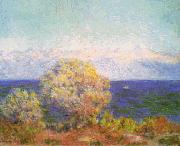 At Cap d'Antibes, Mistral Wind Claude Monet
